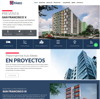 Web Inmobiliaria Pairo