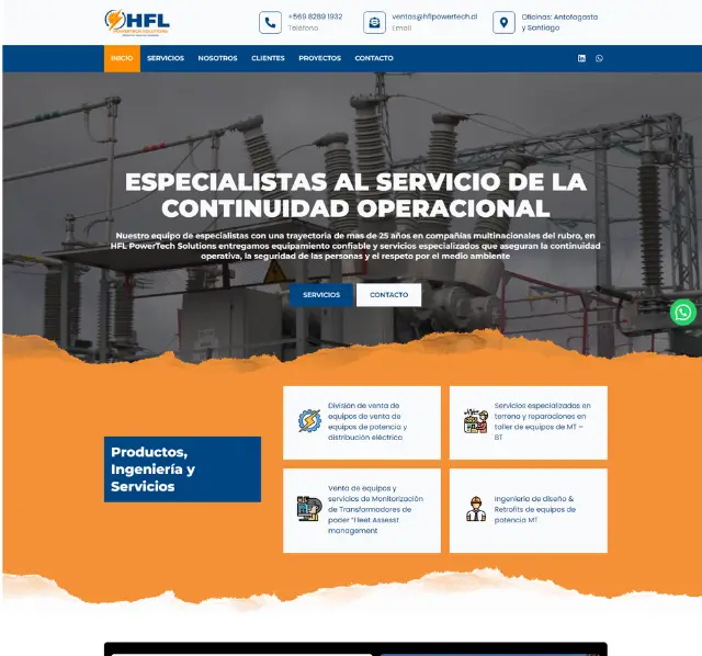 Web Empresa B2B HFL